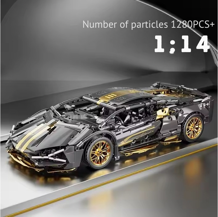 PrimeToyLink™ 1:14 Scale Supercar Building Set