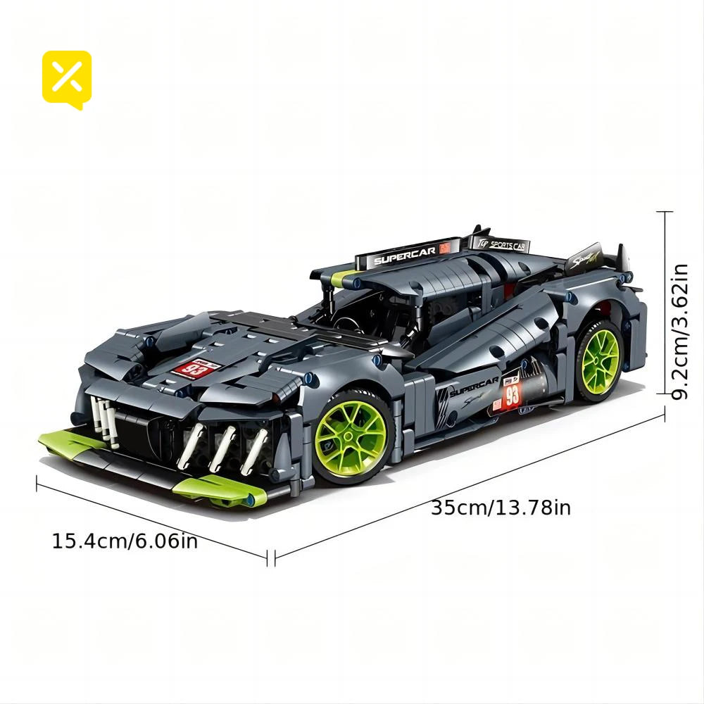 PrimeToyLink™ 1:14 Scale Supercar Building Set