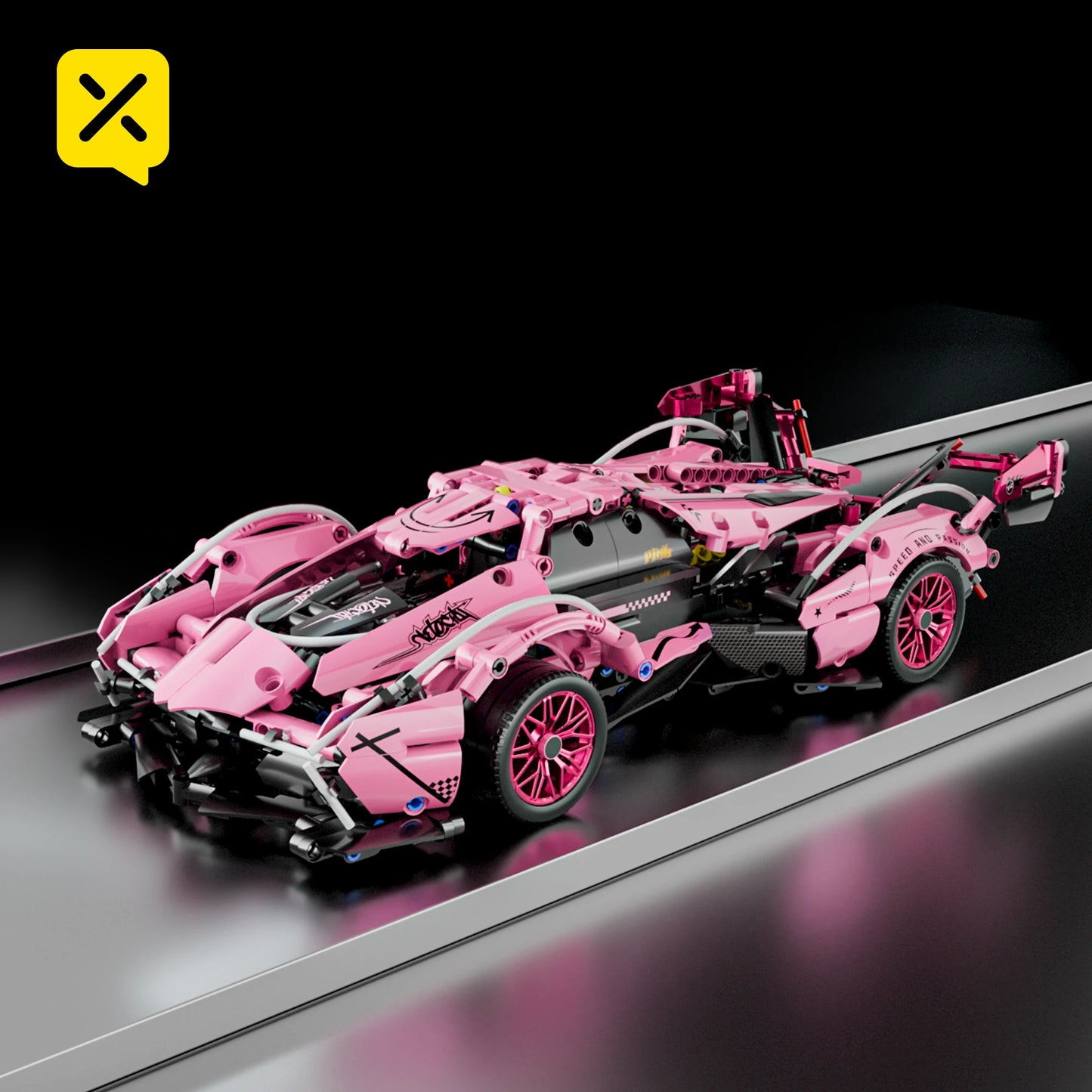 PrimeToyLink™ 1:14 Scale Supercar Building Set